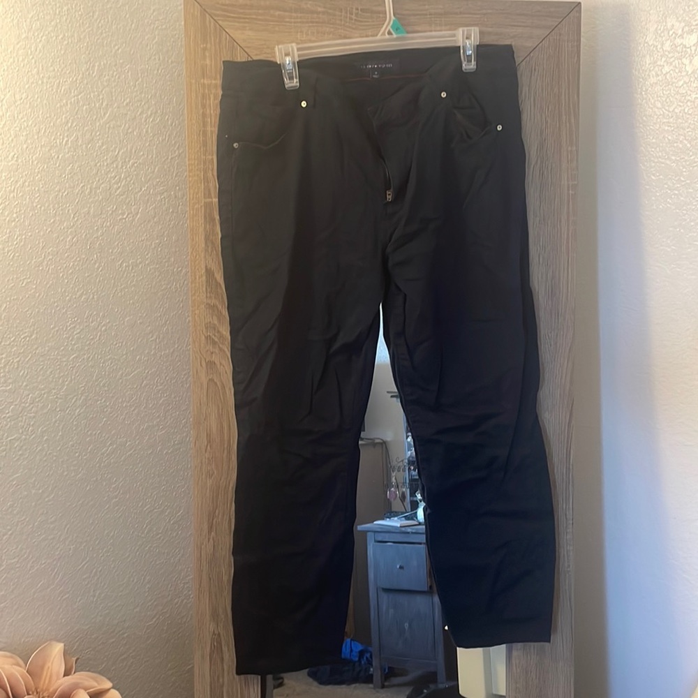 Navy Madison skinny ankle pants